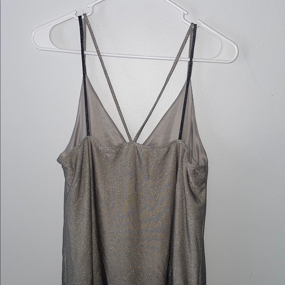 Charlotte Russe Ombre Mini Dress Black Gray Large - Picture 4 of 4